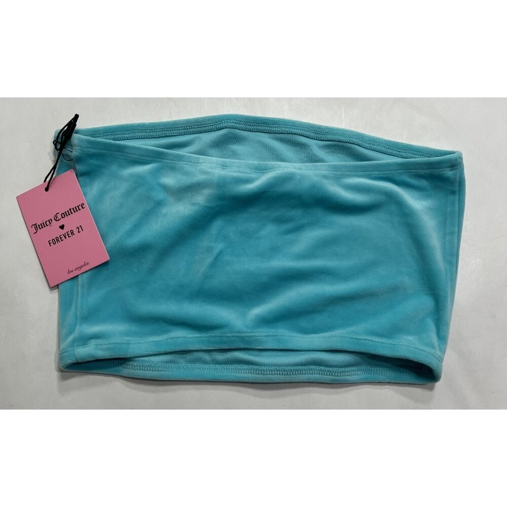 Juicy Couture x Forever 21 Tube Top in Blue - Picture 2 of 3